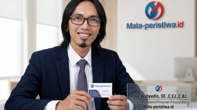 Agus Wahyudin, SE.,C.EJ.,C.BJ Pimpinan Perusahaan PT Media Mata Peristiwa sekaligus Pendiri awal Media Mata Peristiwa dan Mata Group