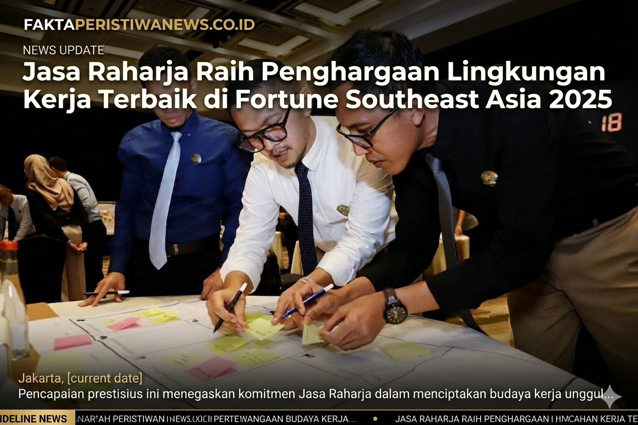 Jasa Raharja Raih Penghargaan Lingkungan Kerja Terbaik di Fortune Southeast Asia 2025