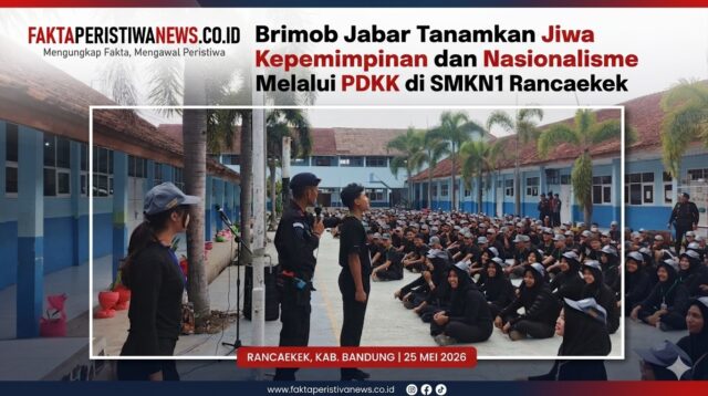 Brimob Jabar Tanamkan Jiwa Kepemimpinan dan Nasionalisme Melalui PDKK di SMKN 1 Rancaekek