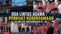 Doa Lintas Agama : Perkuat Kebersamaan Jelang HUT Bhayangkara ke - 80