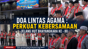 Doa Lintas Agama : Perkuat Kebersamaan Jelang HUT Bhayangkara ke - 80