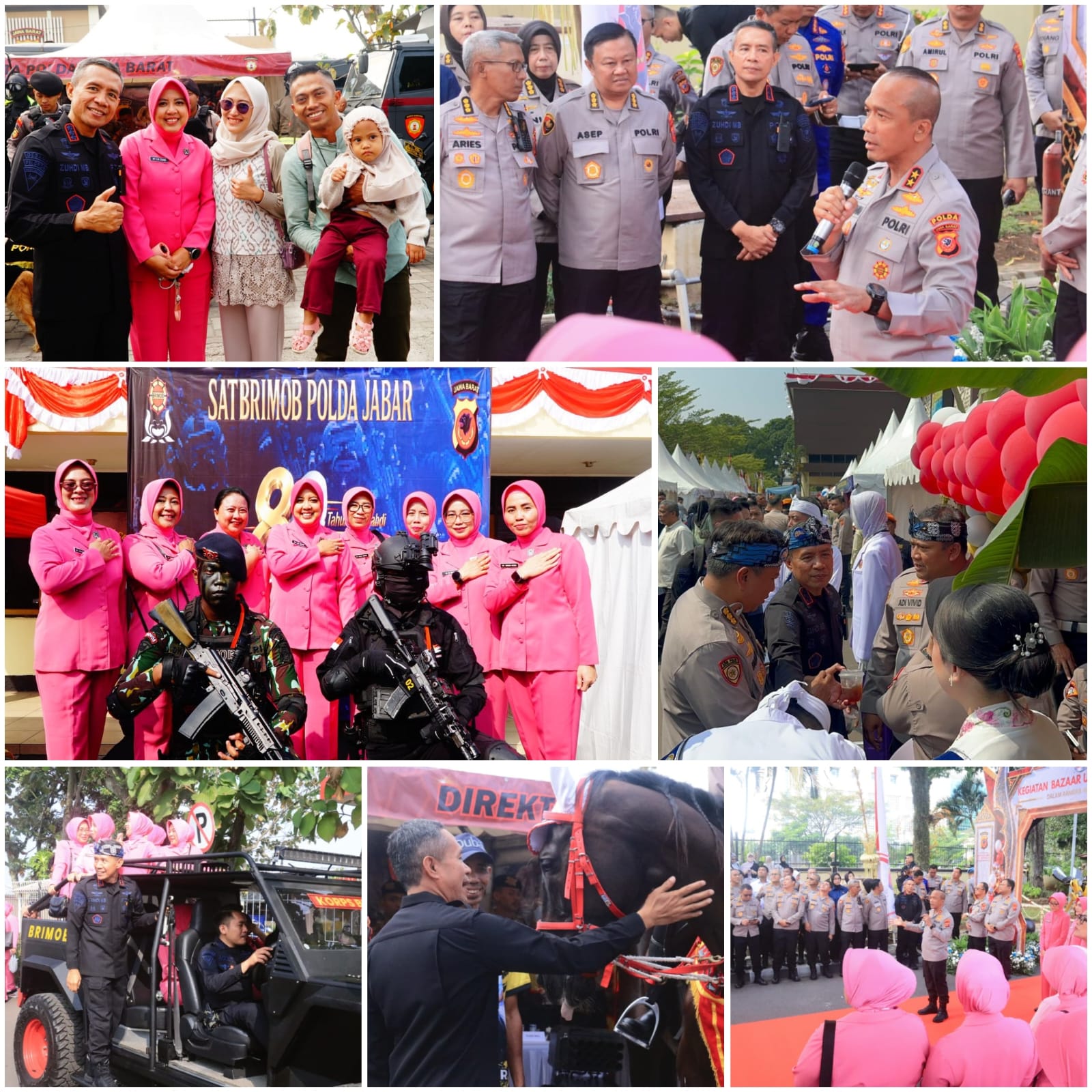 Semarak Hari Bhayangkara ke-80, Polda Jabar Gelar Bazar UMKM & Pasar Rakyat