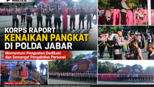 Korps Raport Kenaikan Pangkat di Polda Jabar : Momentum Penguatan Dedikasi dan Semangat Pengabdian Personel