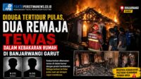Diduga Tertidur Pulas, Dua Remaja Tewas dalam Kebakaran Rumah di Banjarwangi Garut