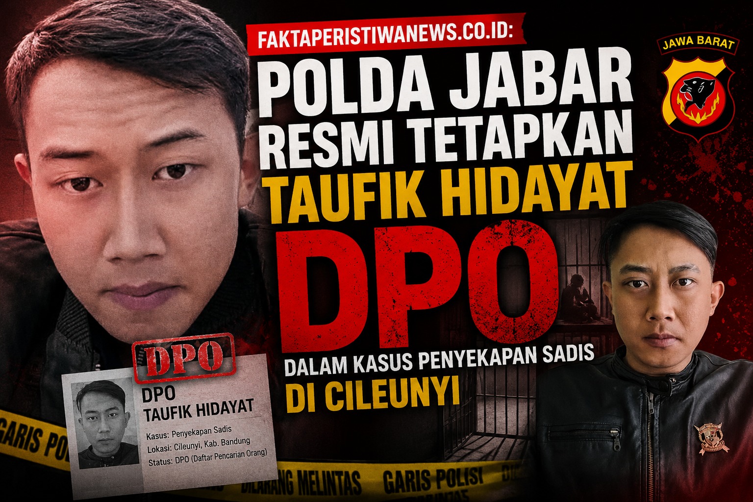 Polda Jabar Resmi Tetapkan Taufik Hidayat sebagai DPO dalam Kasus Penyekapan Sadis di Cileunyi