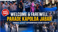 Welcome & Farewell Parade Kapolda Jabar, Tongkat Estafet Kepemimpinan Resmi Beralih