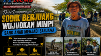 Dari Lumpurnya Sawah, Sodik Berjuang Wujudkan Mimpi Sang Anak Menjadi Sarjana