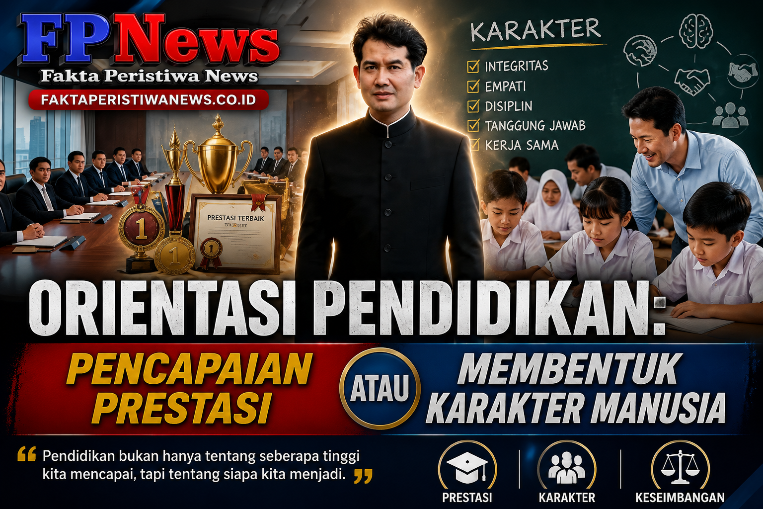 Orientasi Pendidikan Antara Pencapaian Prestasi atau Membentuk Karakter Manusia