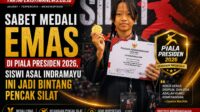 Sabet Medali Emas di Piala Presiden 2026, Siswi Asal Indramayu Ini Jadi Bintang Pencak Silat
