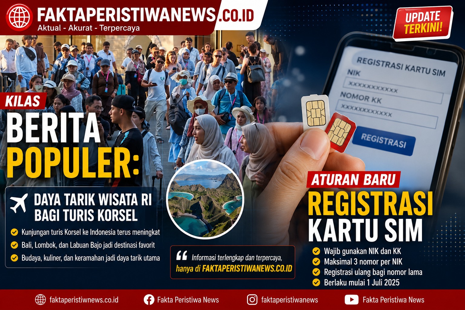 Daya Tarik Wisata RI Bagi Turis Korsel hingga Aturan Baru Registrasi Kartu SIM