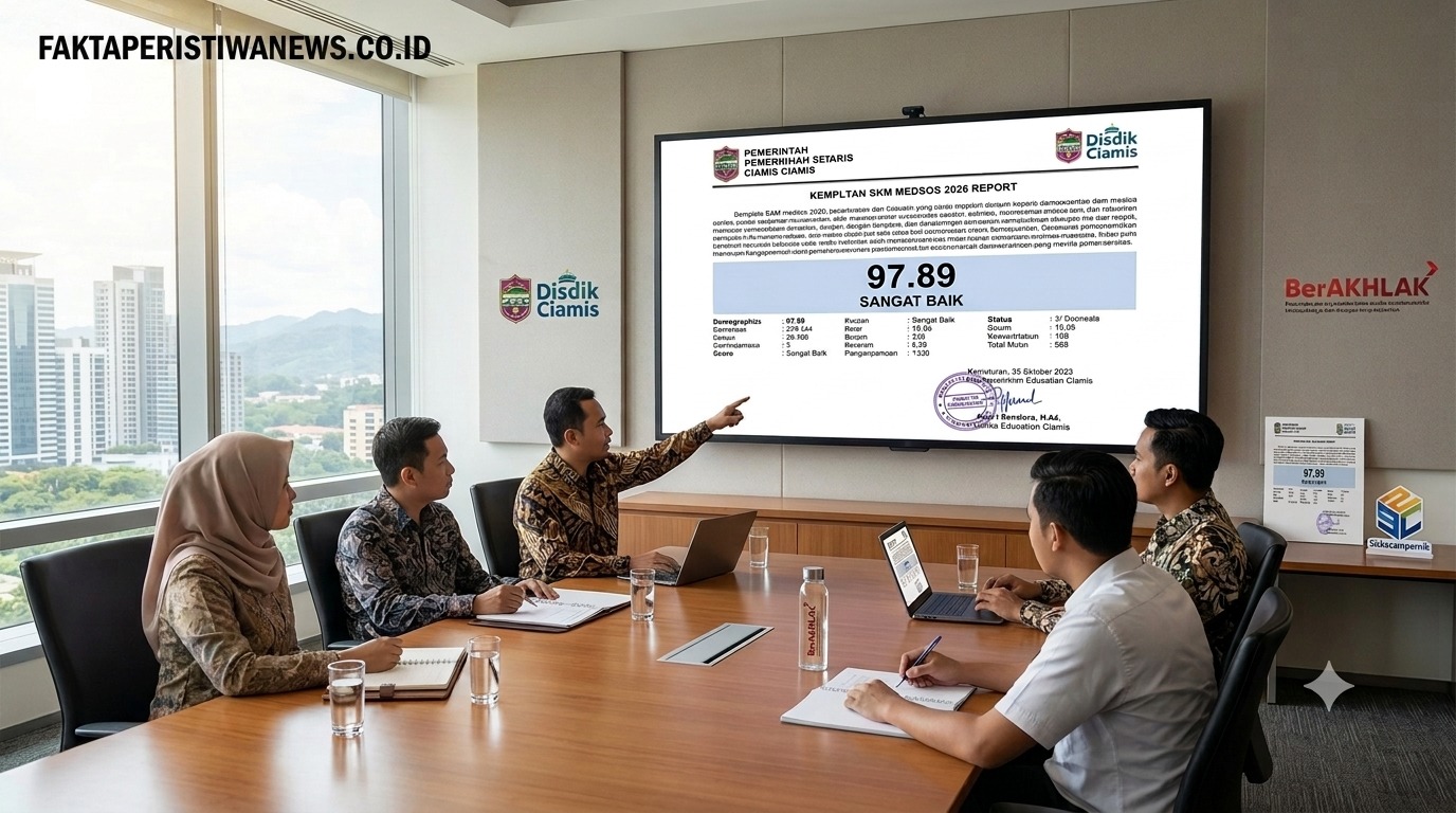Raih Nilai 97,89, Pelayanan Dinas Pendidikan Kabupaten Ciamis Masuk Kategori Sangat Baik pada Triwulan II 2026
