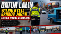 Gatur Lalin, Wujud Nyata Brimob Jabar Hadir di Tengah Masyarakat Gatur Lalin, Wujud Nyata Brimob Jabar Hadir di Tengah Masyarakat