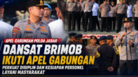 Dansat Brimob Ikuti Apel Gabungan Polda Jabar : Perkuat Disiplin & Kesiapan Personel Layani Masyarakat