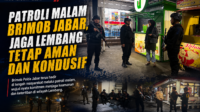 Patroli Malam Brimob Jabar, Jaga Lembang Tetap Aman dan Kondusif