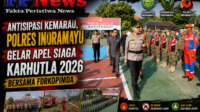 Antisipasi Kemarau, Polres Indramayu Gelar Apel Siaga Karhutla 2026 Bersama Forkopimda