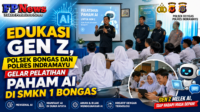 Edukasi Gen Z, Polsek Bongas dan Polres Indramayu Gelar Pelatihan Paham AI di SMKN 1 Bongas
