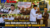 Kenang Jasa Pahlawan, SMSI Indramayu Gelar Tahlil Bersama Veteran di TMP Dharma Ayu