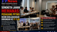 Pedagang PPTMD Resmi Deklarasikan Dukungan ke PT PJR