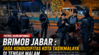 Patroli Harkamtibmas Brimob Jabar : Jaga Kondusifitas Kota Tasikmalaya di Tengah Malam Patroli Harkamtibmas Brimob Jabar : Jaga Kondusifitas Kota Tasikmalaya di Tengah Malam