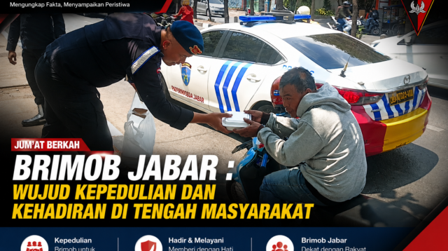 Jumat Berkah Brimob Jabar : Wujud Kepedulian & Kehadiran di Tengah Masyarakat