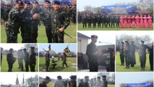 Dansat Brimob Jabar Pimpin Upacara Penyerahan Jabatan Wadansat Serta Sertijab Danyon B dan C Pelopor