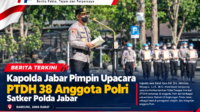 Kapolda Jabar Pimpin Upacara PTDH 38 Anggota Polri Satker Polda Jabar