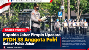 Kapolda Jabar Pimpin Upacara PTDH 38 Anggota Polri Satker Polda Jabar