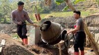 Hari Ke-17, Tim SAR Brimob Jabar Terus Dukung Pembangunan Jembatan Merah Putih