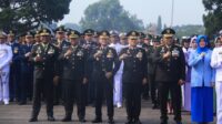 Dansat Brimob Jabar Ikuti Ziarah Nasional Dalam Rangkaian Peringatan HUT TNI Ke - 81
