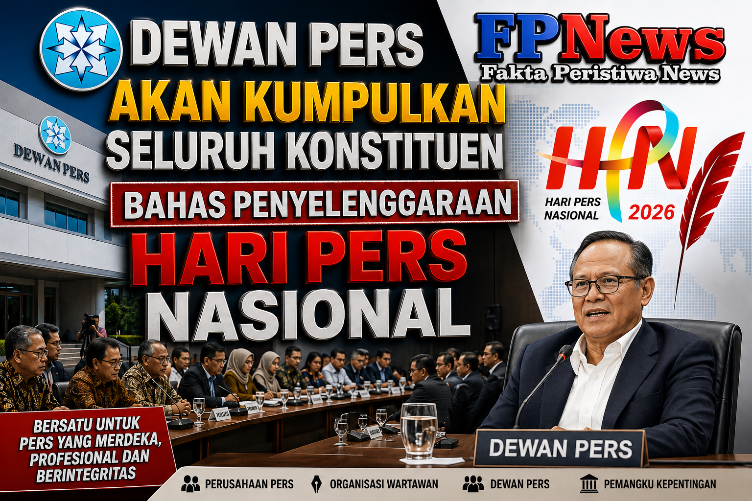 Dewan Pers Akan Kumpulkan Seluruh Konstituen Bahas Penyelenggaraan Hari Pers Nasional