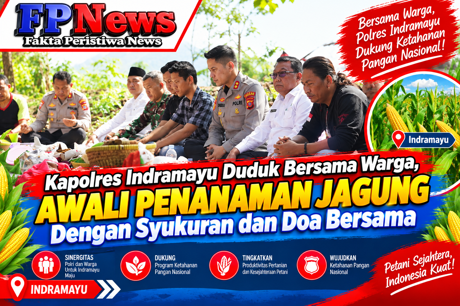 Kapolres Indramayu Duduk Bersama Warga