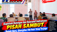 Kapolsek Balongan dan Danramil Indramayu Pisah Sambut Penuh Haru, Sinergitas TNI-Polri Tetap Terjaga