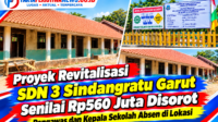 Proyek Revitalisasi SDN 3 Sindangratu Garut Senilai Rp560 Juta Disorot, Pengawas dan Kepala Sekolah Absen di Lokasi