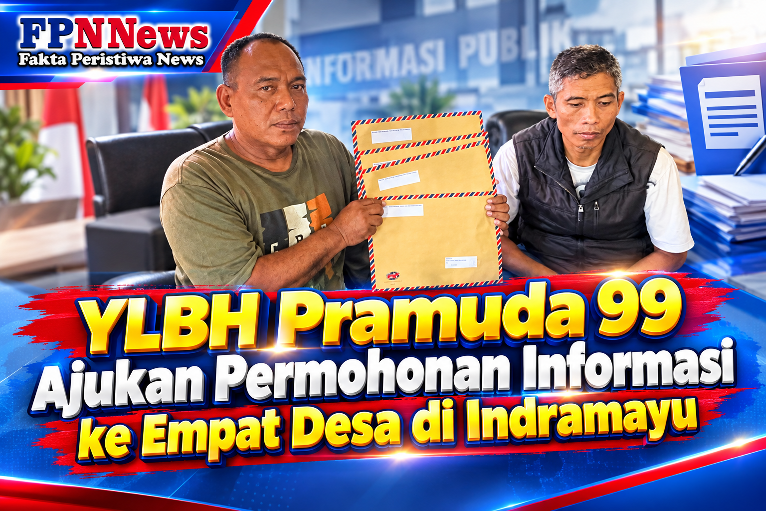 YLBH Pramuda 99 Ajukan Permohonan Informasi ke Empat Desa di Indramayu