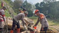 Hari ke 29 Tim SAR Brimob Jabar Dalam Pembangunan Jembatan di Majalengka