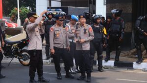 Brimob Jabar Kawal Aksi Mahasiswa, Kedepankan Pendekatan Humanis