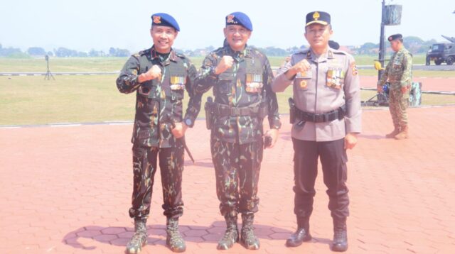 Dansat Brimob Jabar Hadiri HUT ke-79 Kopasgat TNI AU, Perkuat Sinergitas dan Soliditas TNI-Polri