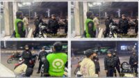 Brimob Jabar lakukan patroli di kota kab. Bandung