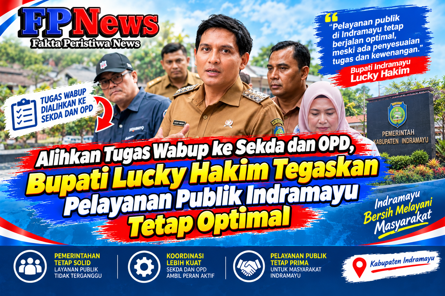 Bupati Lucky Hakim Tegaskan Pelayanan Publik Indramayu Tetap Optimal