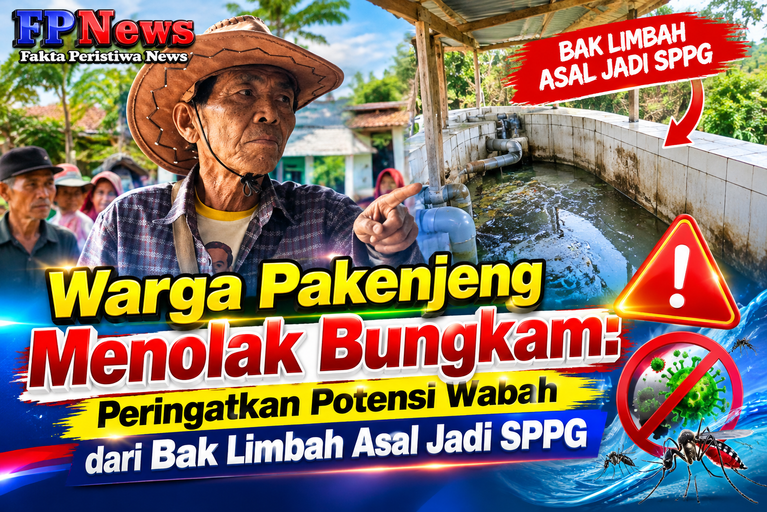 Warga Pakenjeng Menolak Bungkam Peringatkan Potensi Wabah dari Bak Limbah Asal Jadi SPPG